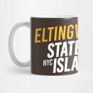 Eltingville, Staten Island - Modern Cursive Minimal Design - New York Mug